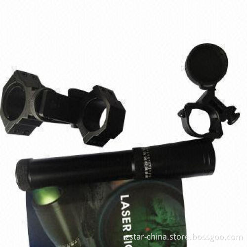 10mW Tactical Hunting Laser Flashlight Designator, 532nm Wavelength, Sized 25.4 x 165mm